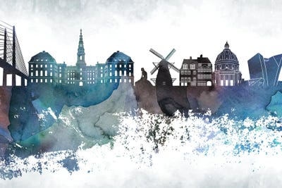 Details about   Copenhagen Denmark Skyline CANVAS WALL ART DECO LARGE READY TO HANG all sizes